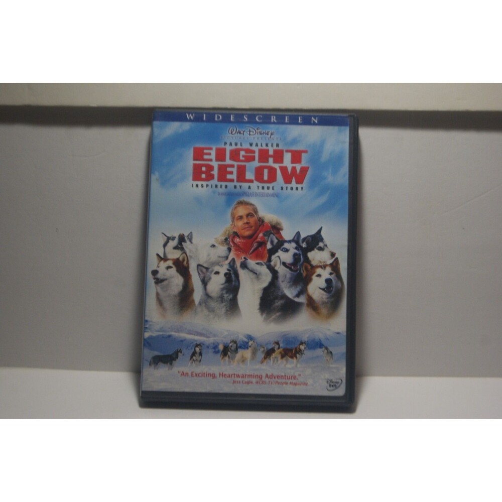 Eight Below DVD 2006 Paul Walker Disney Adventure Dogs Survival